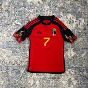 adidas Kids Belgium Soccer Jersey